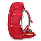 Advance 50L Hiking Backpack Red 1