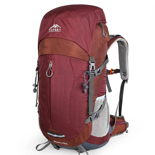 Adventure 50L Hiking Backpack Red 1