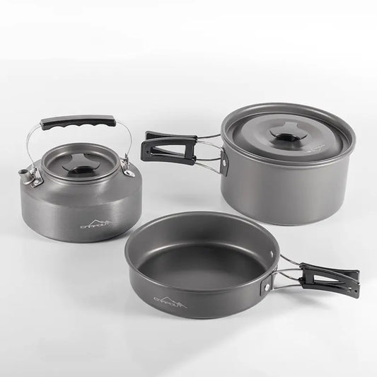 Campout 820g Outdoor Cookware Set - Hiking Backpack 