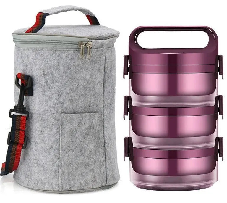 Desert 1350-2000ml Food Box Pink - Hiking Backpack 