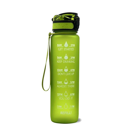 Discovery 1000ml Water Bottle Green - Hiking Backpack 