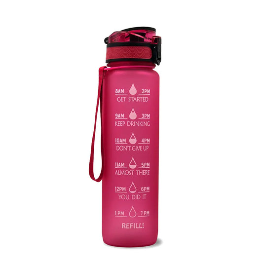 Discovery 1000ml Water Bottle Red - Hiking Backpack 