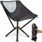 Enkeeo 1600g Folding Chair Black - Hiking Backpack 
