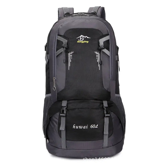 Huwai 60L Hiking Backpack Black 1