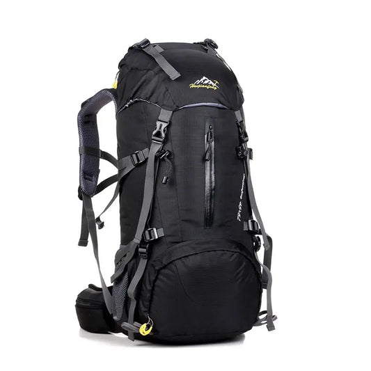 Huwaijf 50L Hiking Backpack Black 1