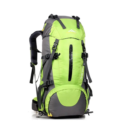 Huwaijf 50L Hiking Backpack Green 1