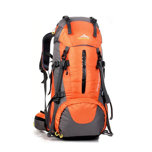 Huwaijf 50L Hiking Backpack Orange 1