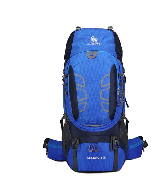 Jinshiwo 60L Hiking Backpack Blue 1