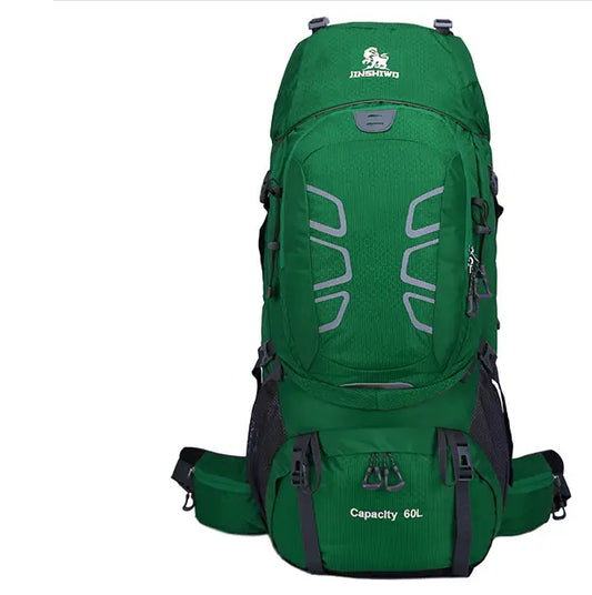 Jinshiwo 60L Hiking Backpack Green 1