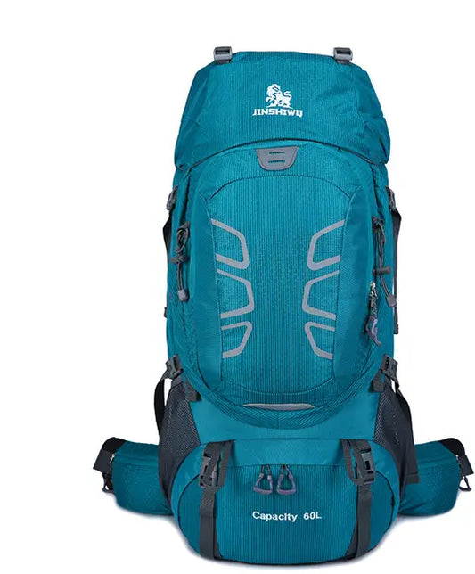 Jinshiwo 60L Hiking Backpack Light Blue 1