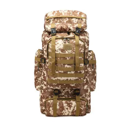 Liplasting 70L Hiking backpack Camouflage Brown 1