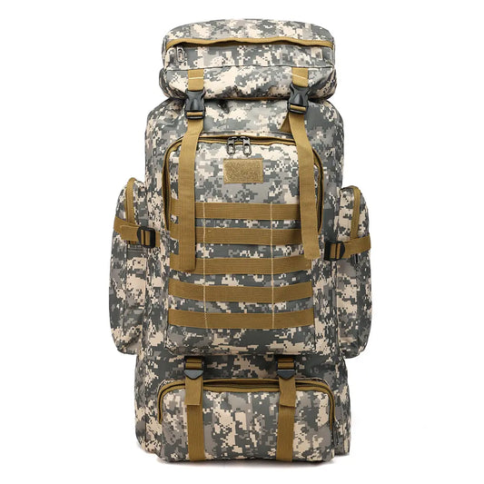 Liplasting 70L Hiking backpack Camouflage Gray 1