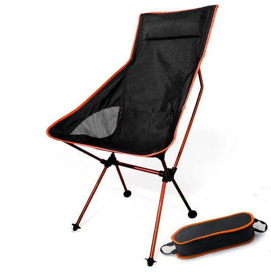 Moon 1250g Folding Chair Orange - Hiking Backpack 