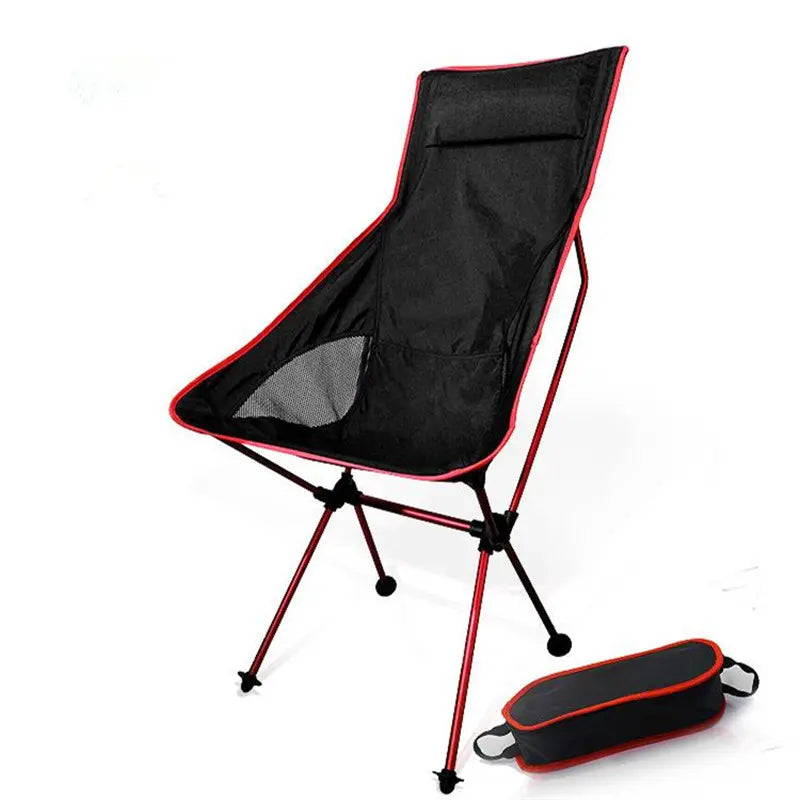 Moon 1250g Folding Chair Red - Hiking Backpack 