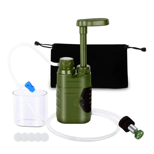 Purewell 380g Water Purifier Green - Hiking Backpack 