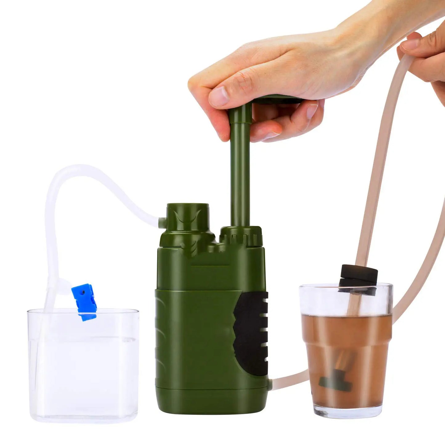 Purewell 380g Water Purifier Green - Hiking Backpack 