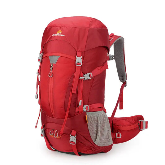 Sunrunner 65L Hiking Backpack Red 1