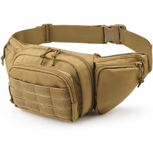 Tactical 370g Belt Bag Brown - Hiking Backpack 