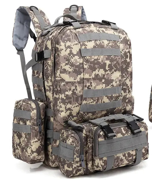 Tactical 50L Backpack Camouflage Gray 1