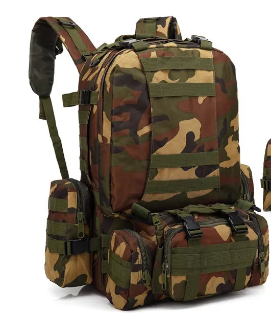 Tactical 50L Backpack Camouflage Green 1