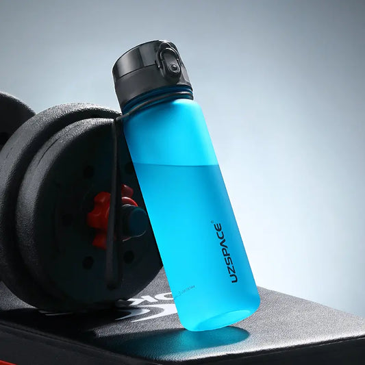 Uzspace 500-1000ml Water Bottle Blue - Hiking Backpack 