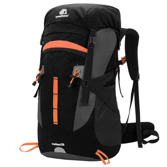 Weikani 50L Hiking Backpack Black 1