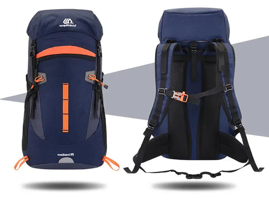 Weikani 50L Hiking Backpack Blue 1
