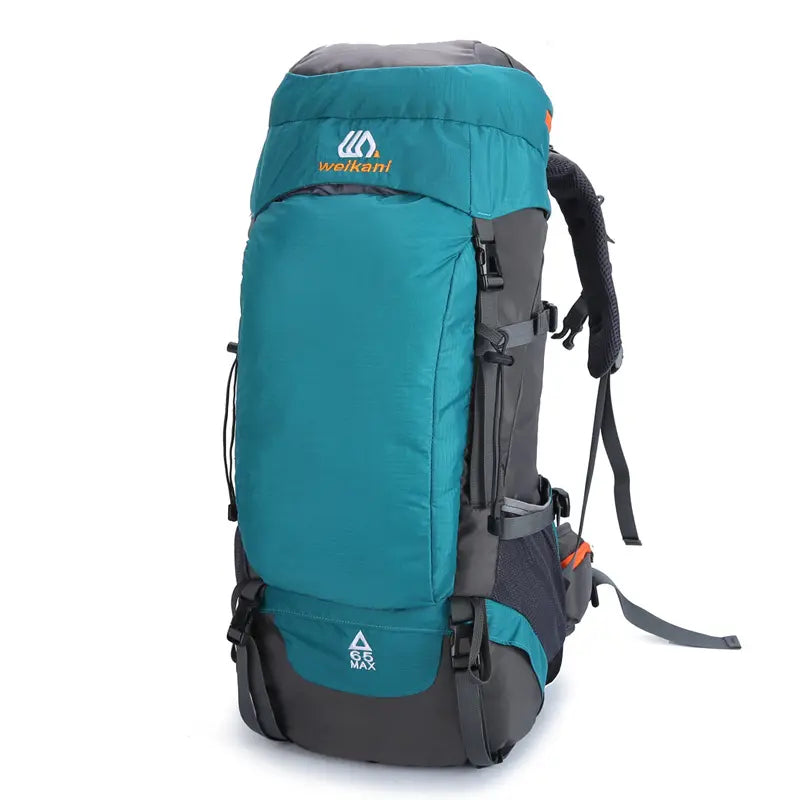 Weikani 65L Hiking Backpack Light Blue 1