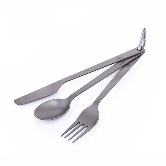 Widesea 50g Cutlery Set Gray - Hiking Backpack 