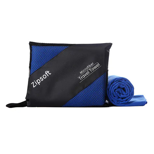 Zipsoft 300g Quick-Drying Towel Blue - Hiking Backpack 