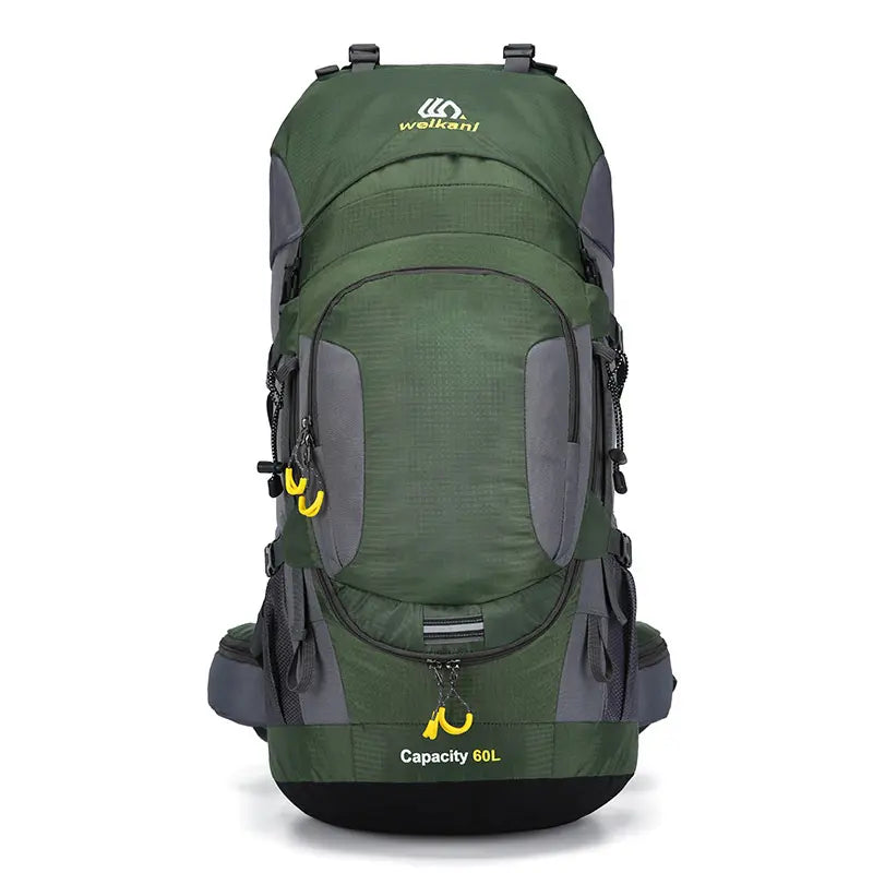 Weikani 60L Hiking Backpack Green - Hiking Backpack